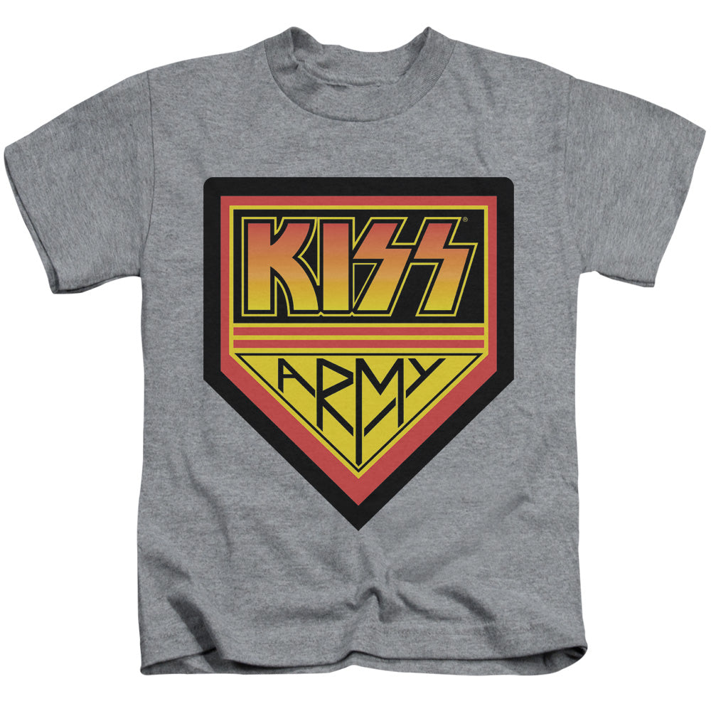 KISS Army Logo Juvenile Kids Youth T Shirt Athletic Heather