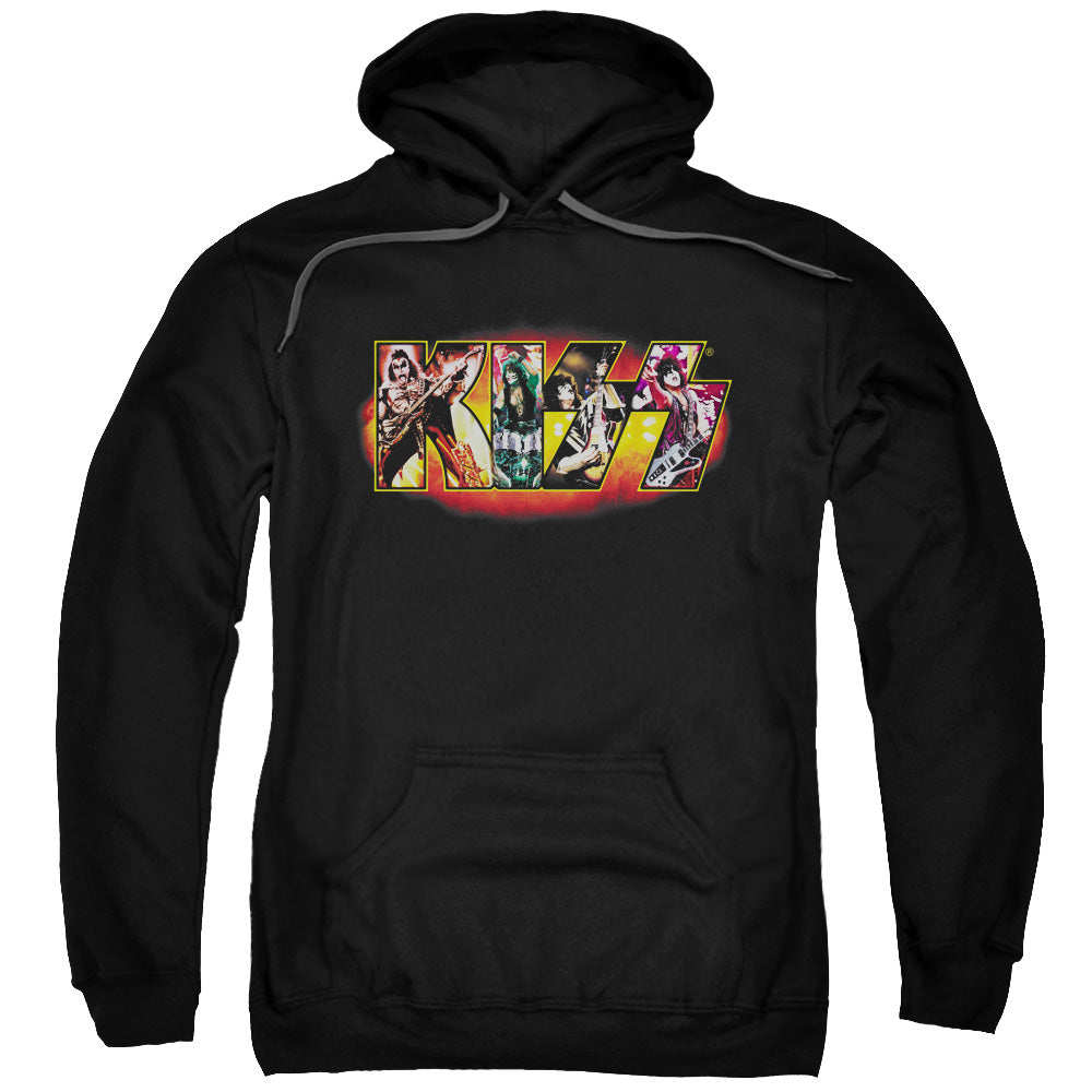 KISS Stage Logo Mens Hoodie Black