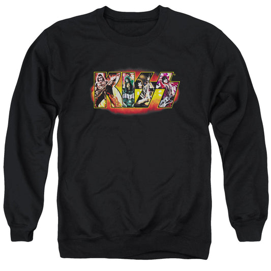 KISS Stage Logo Mens Crewneck Sweatshirt Black