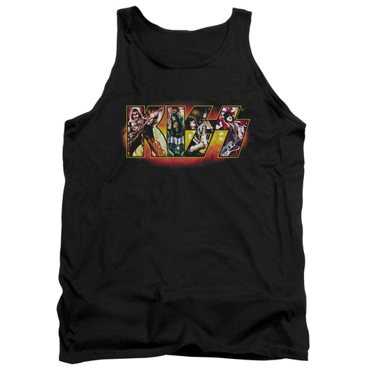 KISS Stage Logo Mens Tank Top Shirt Black