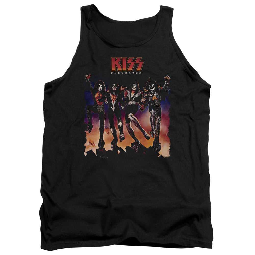 KISS Destroyer Cover Mens Tank Top Shirt Black