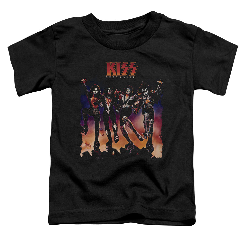 KISS Destroyer Cover Toddler Kids Youth T Shirt Black