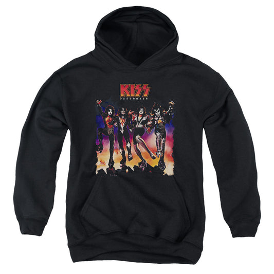 KISS Destroyer Cover Kids Youth Hoodie Black