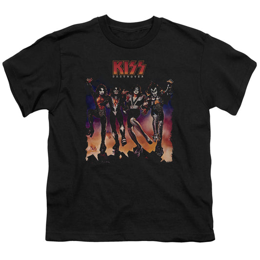 KISS Destroyer Cover Kids Youth T Shirt Black