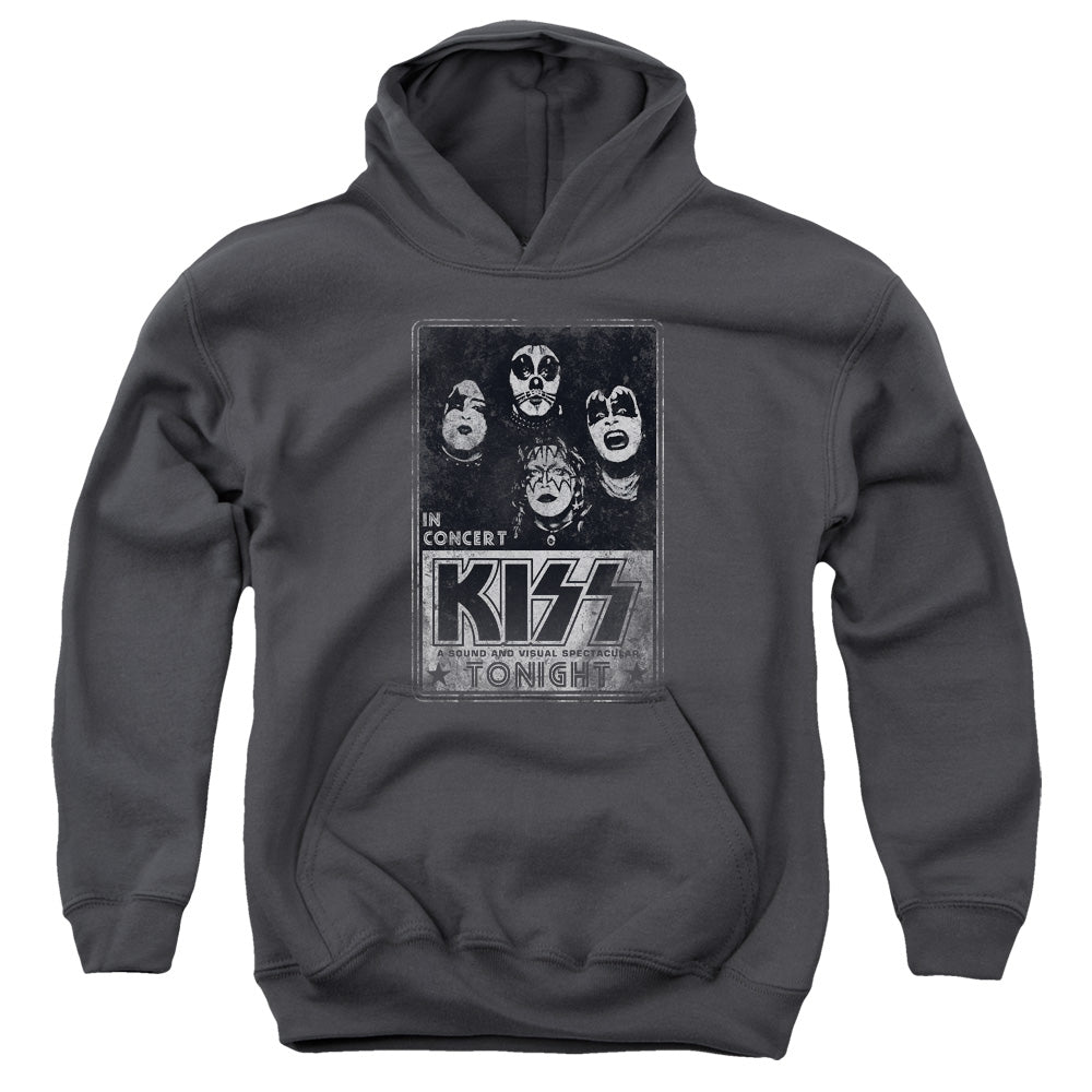 KISS Live Kids Youth Hoodie Charcoal