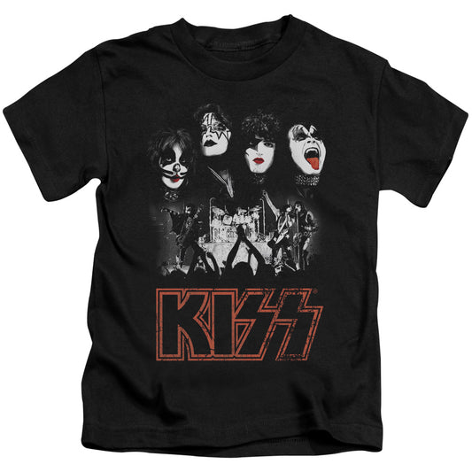 KISS Rock The House Juvenile Kids Youth T Shirt Black