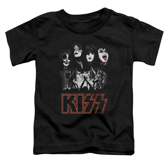 KISS Rock The House Toddler Kids Youth T Shirt Black