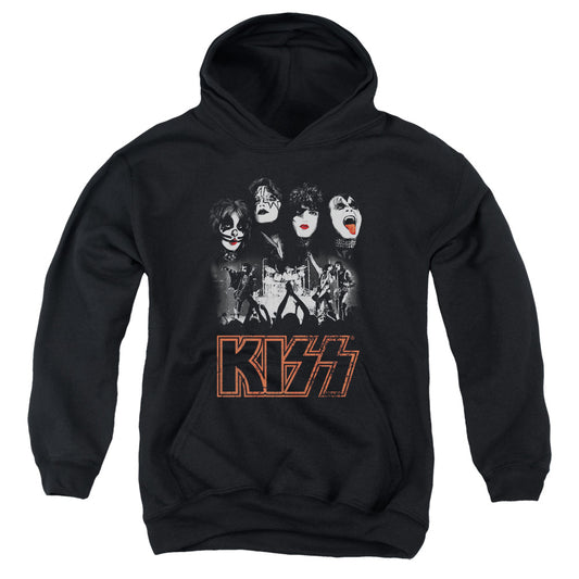 KISS Rock The House Kids Youth Hoodie Black