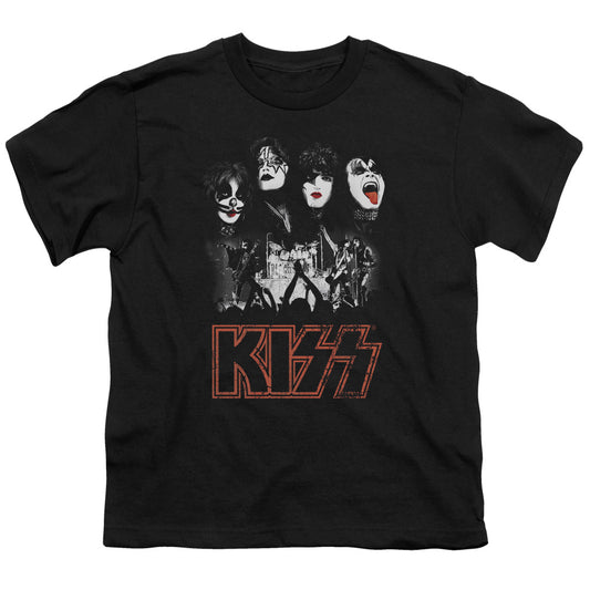 KISS Rock The House Kids Youth T Shirt Black