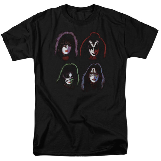 KISS Solo Heads Mens T Shirt Black