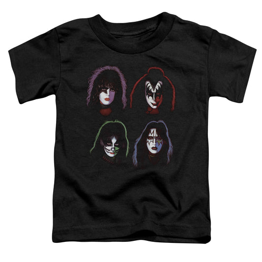 KISS Solo Heads Toddler Kids Youth T Shirt Black