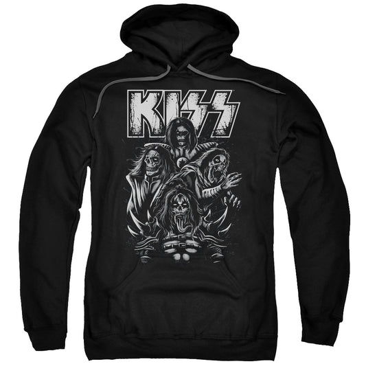 KISS Skull Mens Hoodie Black