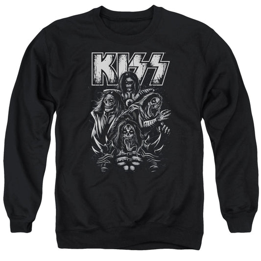 KISS Skull Mens Crewneck Sweatshirt Black