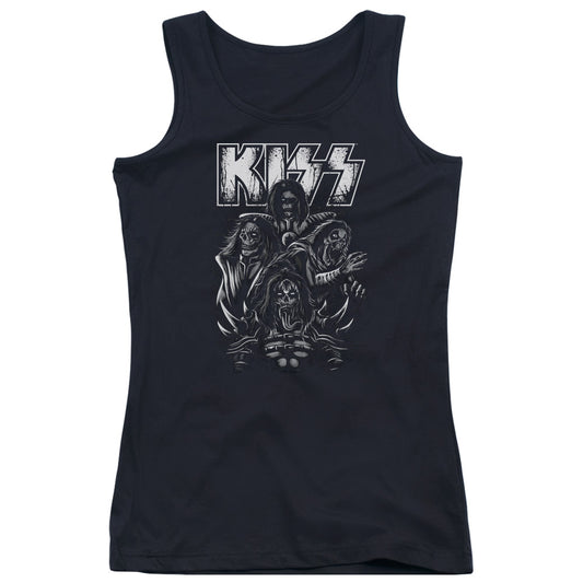 KISS Skull Womens Tank Top Shirt Black