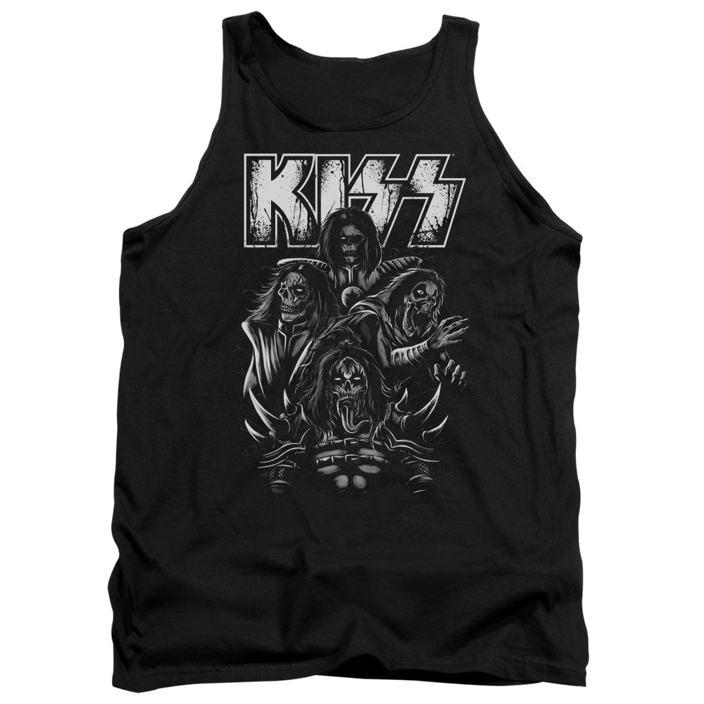 KISS Skull Mens Tank Top Shirt Black