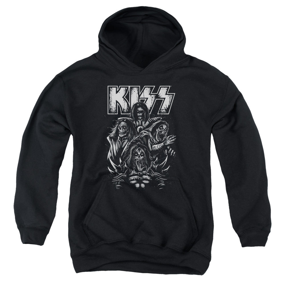 KISS Skull Kids Youth Hoodie Black