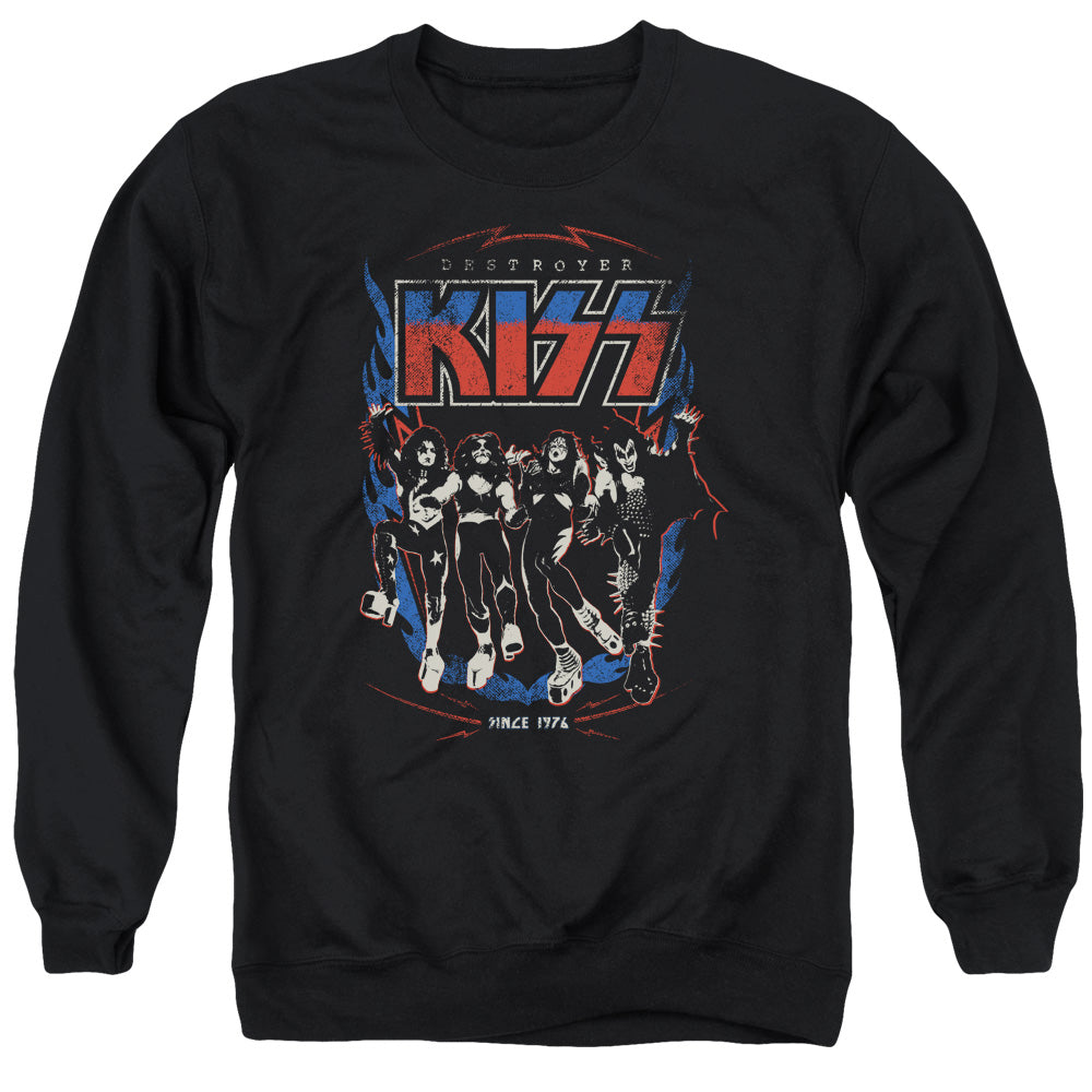 KISS Destroyer Mens Crewneck Sweatshirt Black