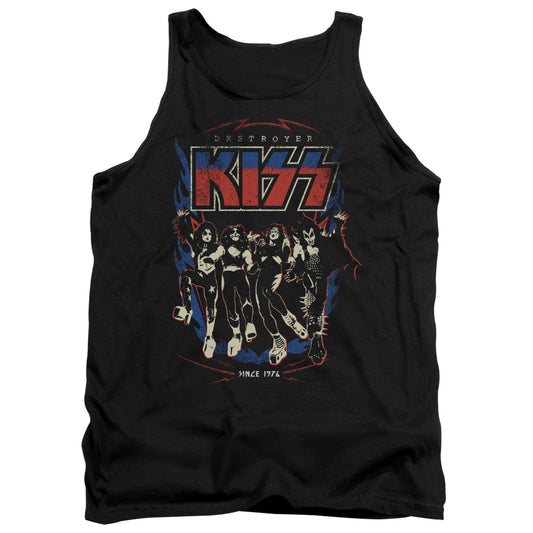 KISS Destroyer Mens Tank Top Shirt Black