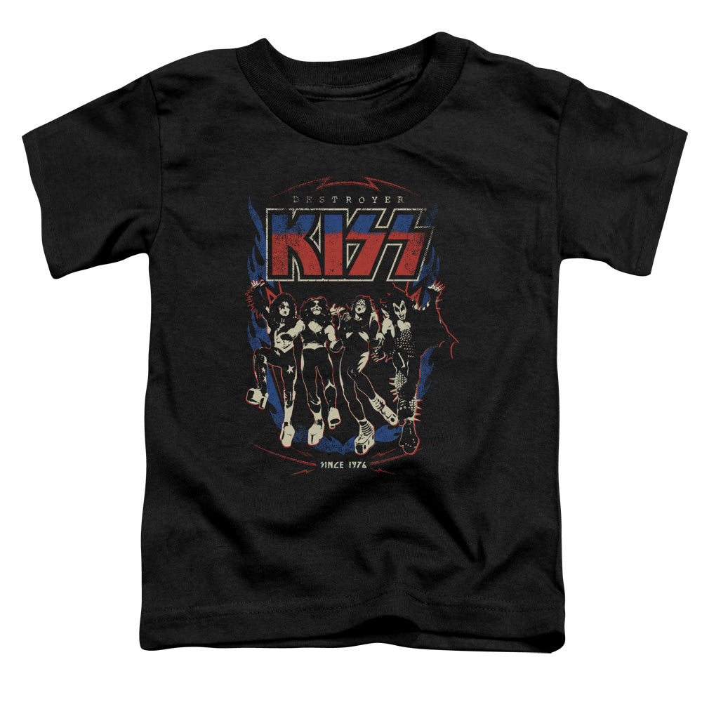 KISS Destroyer Toddler Kids Youth T Shirt Black