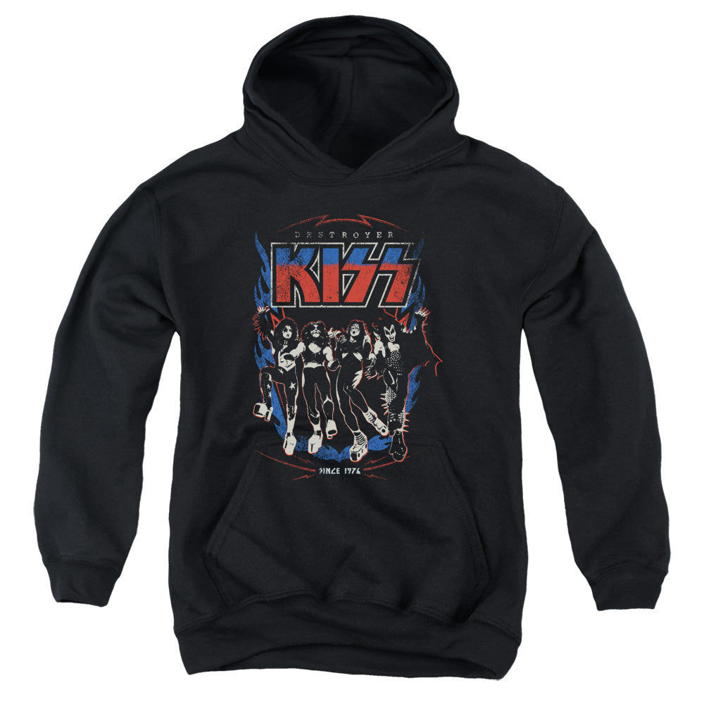 KISS Destroyer Kids Youth Hoodie Black