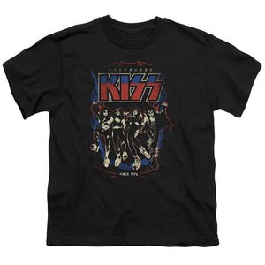 KISS Destroyer Kids Youth T Shirt Black