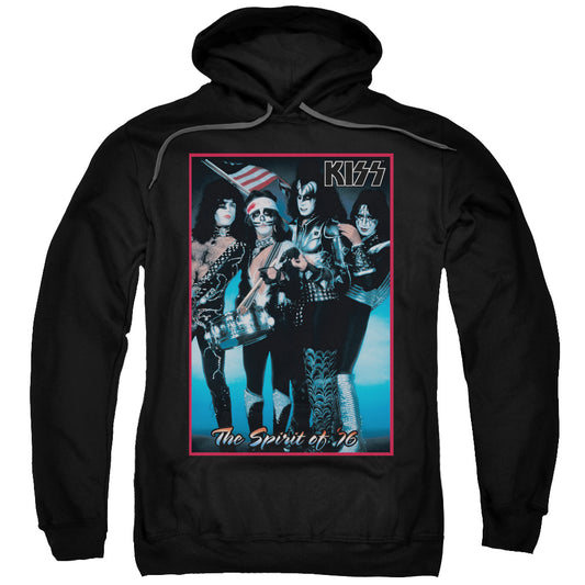 KISS Spirit of 76 Mens Hoodie Black