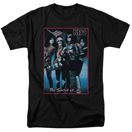 KISS Spirit of 76 Mens T Shirt Black