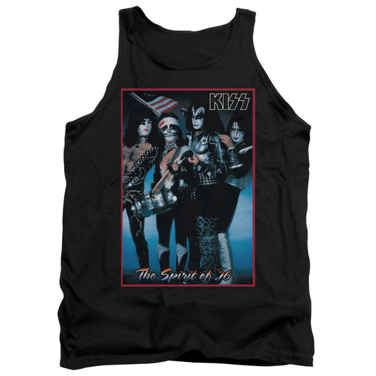 KISS Spirit of 76 Mens Tank Top Shirt Black