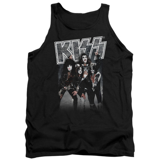 KISS Shine Mens Tank Top Shirt Black