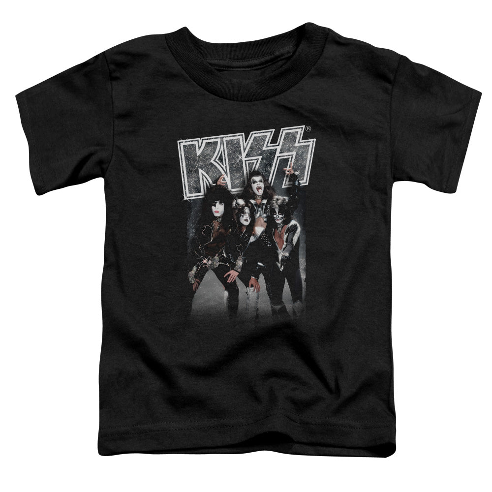 KISS Shine Toddler Kids Youth T Shirt Black