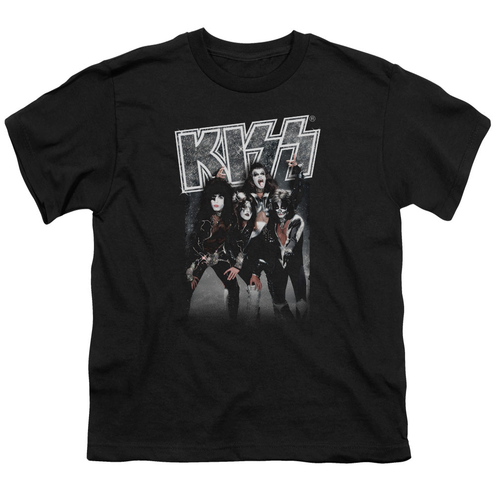 KISS Shine Kids Youth T Shirt Black