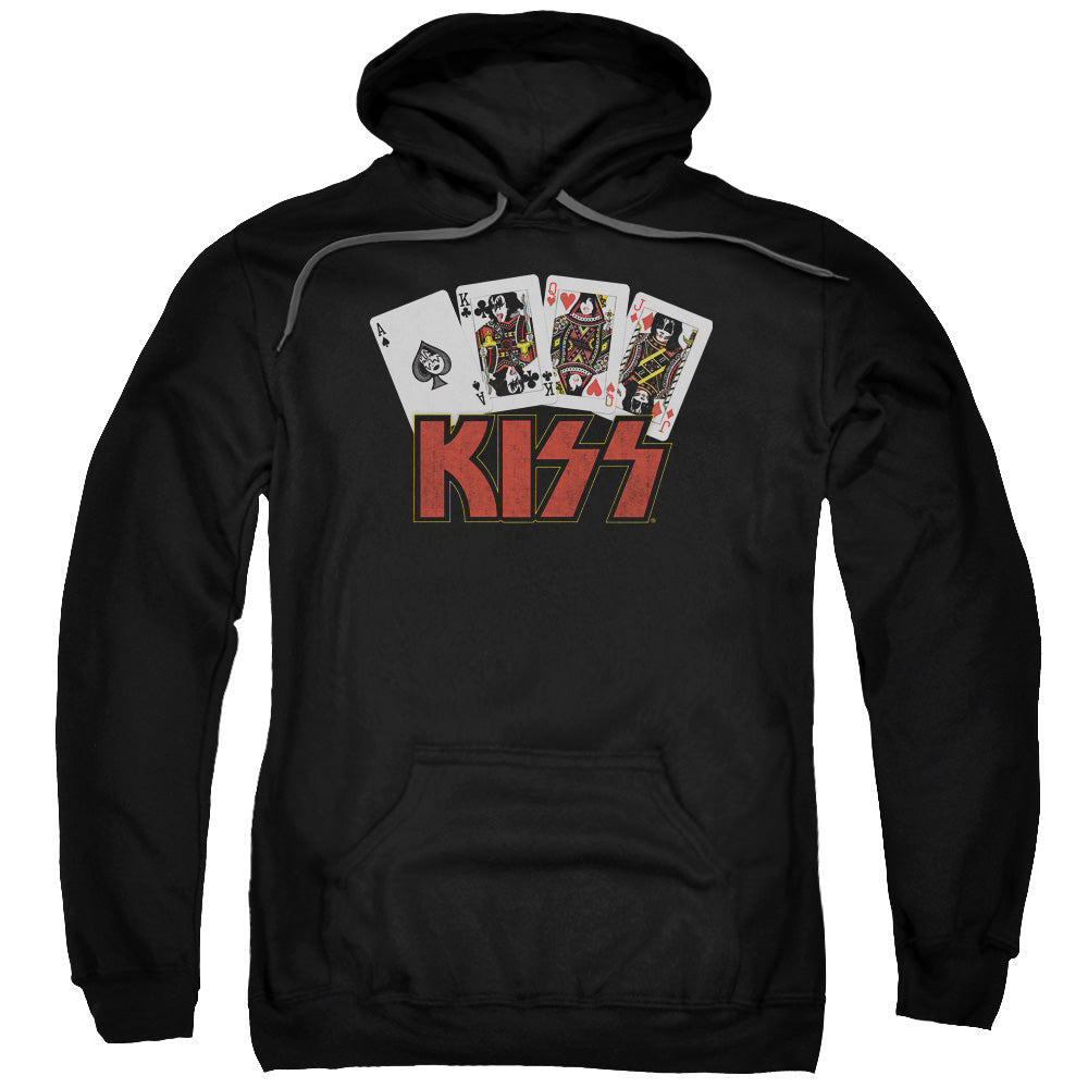 KISS Cards Mens Hoodie Black