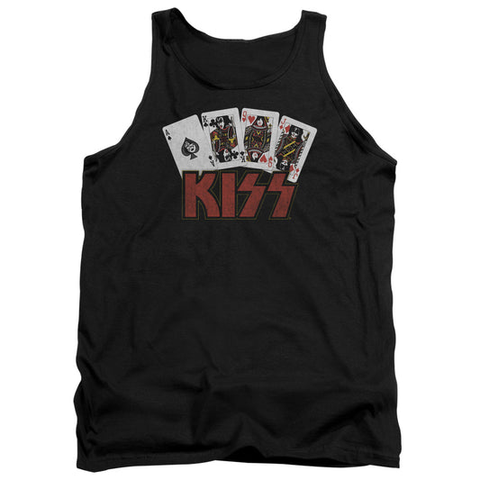 KISS Cards Mens Tank Top Shirt Black