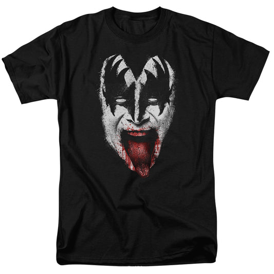 KISS Demon Face Mens T Shirt Black