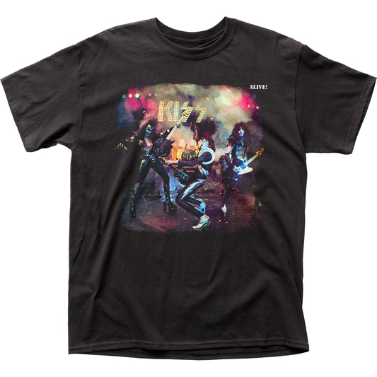 KISS Alive Mens T Shirt Black