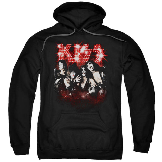 KISS Smoke and Mirrors Mens Hoodie Black