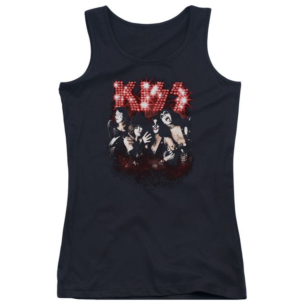 KISS Smoke and Mirrors Womens Tank Top Shirt Black