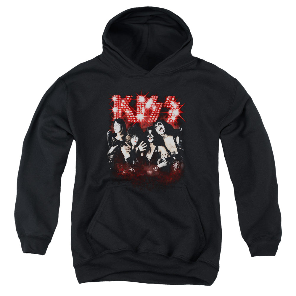 KISS Smoke and Mirrors Kids Youth Hoodie Black