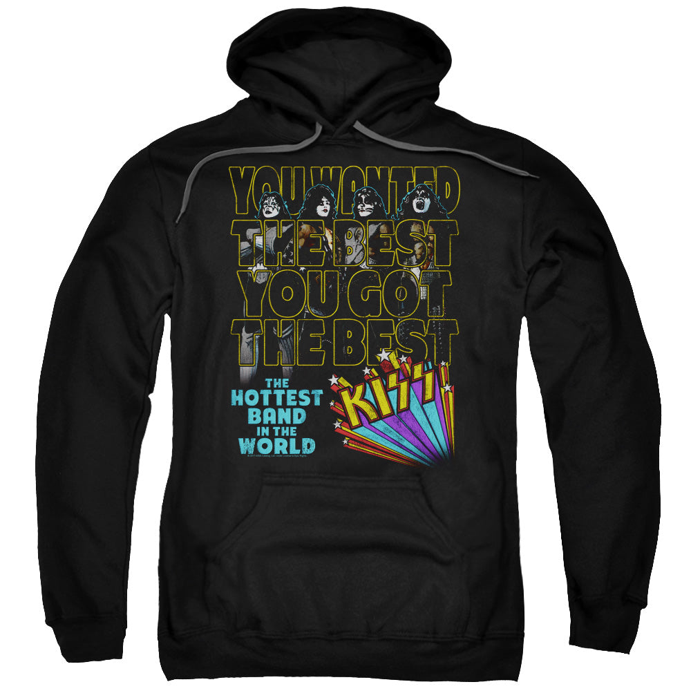 KISS The Best Mens Hoodie Black