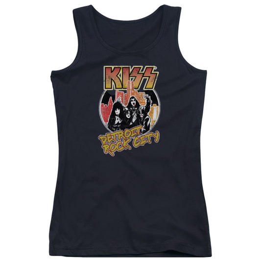 KISS Detroit Rock City Womens Tank Top Shirt Black