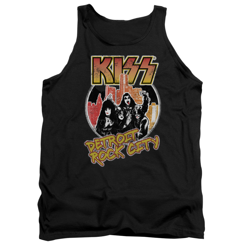 KISS Detroit Rock City Mens Tank Top Shirt Black