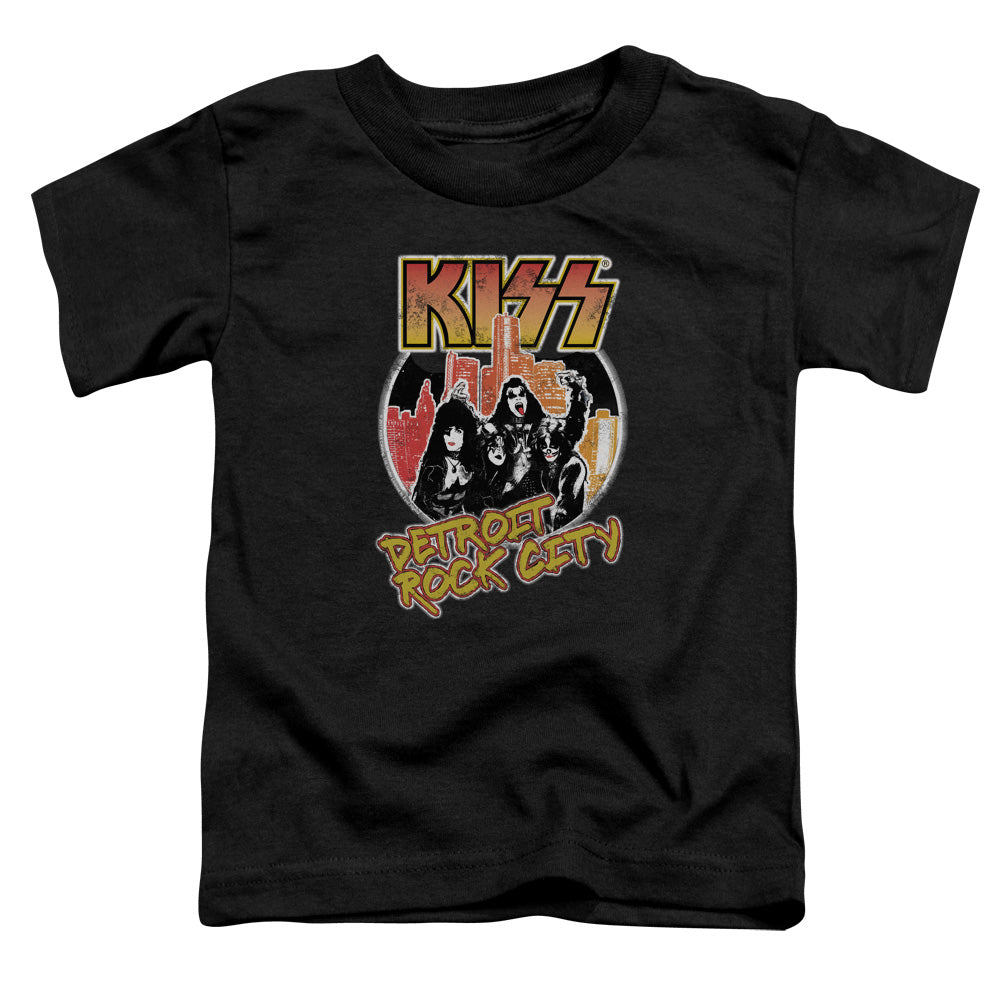 KISS Detroit Rock City Toddler Kids Youth T Shirt Black