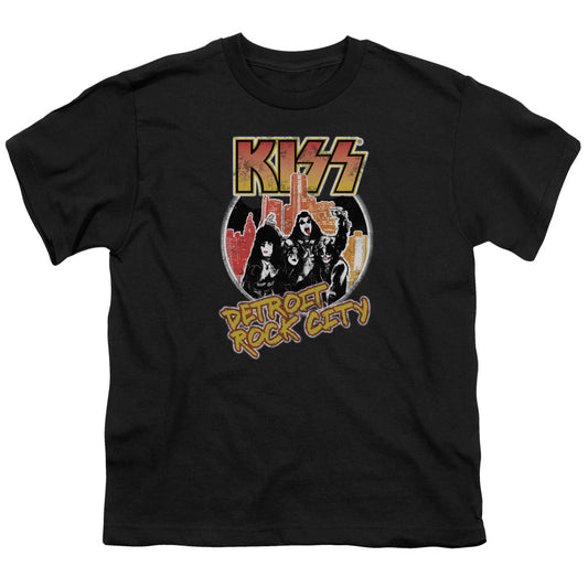 KISS Detroit Rock City Kids Youth T Shirt Black