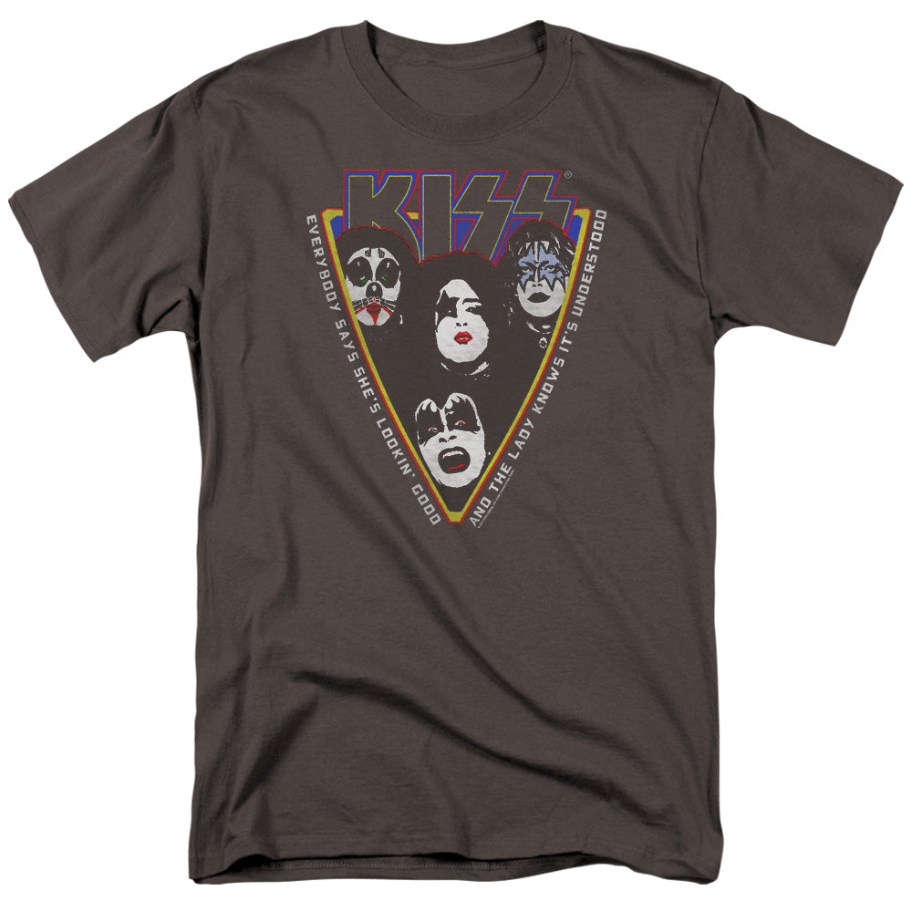 KISS Strutter Mens T Shirt Charcoal