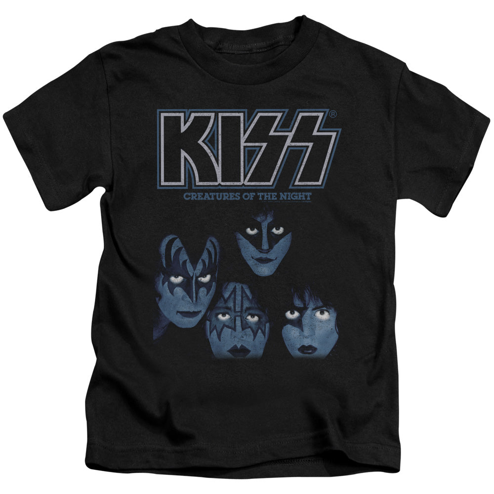 KISS Creatures Of The Night Juvenile Kids Youth T Shirt Black