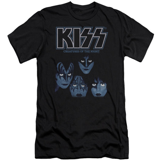 KISS Creatures Of The Night Slim Fit Mens T Shirt Black