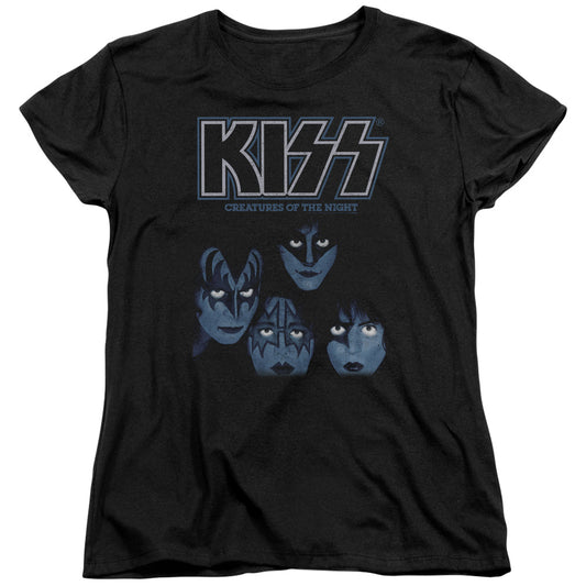 KISS Creatures Of The Night Womens T Shirt Black