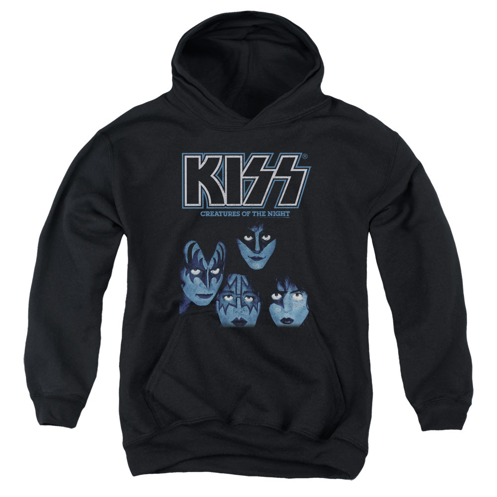 KISS Creatures Of The Night Kids Youth Hoodie Black