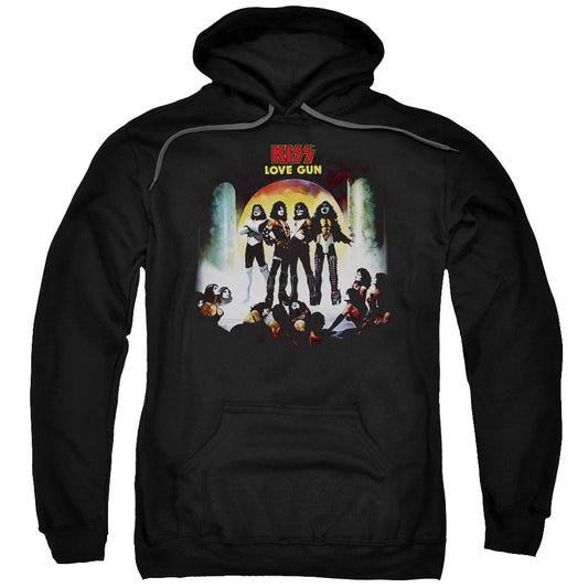 KISS Lover Gun Cover Mens Hoodie Black