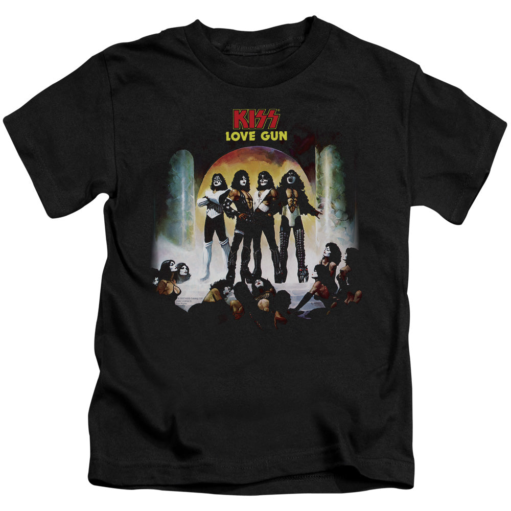 KISS Lover Gun Cover Juvenile Kids Youth T Shirt Black